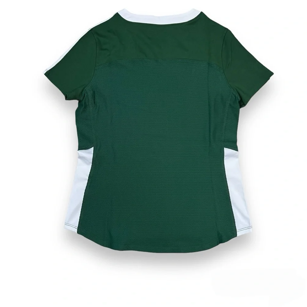 Nike Short‎ Sleeve Volleyball Jersey Training Shirt Girls Youth M Green NWT